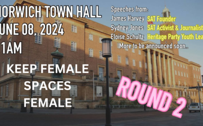 LOCATION CHANGE – 8th June Keep Female Spaces Female Norwich